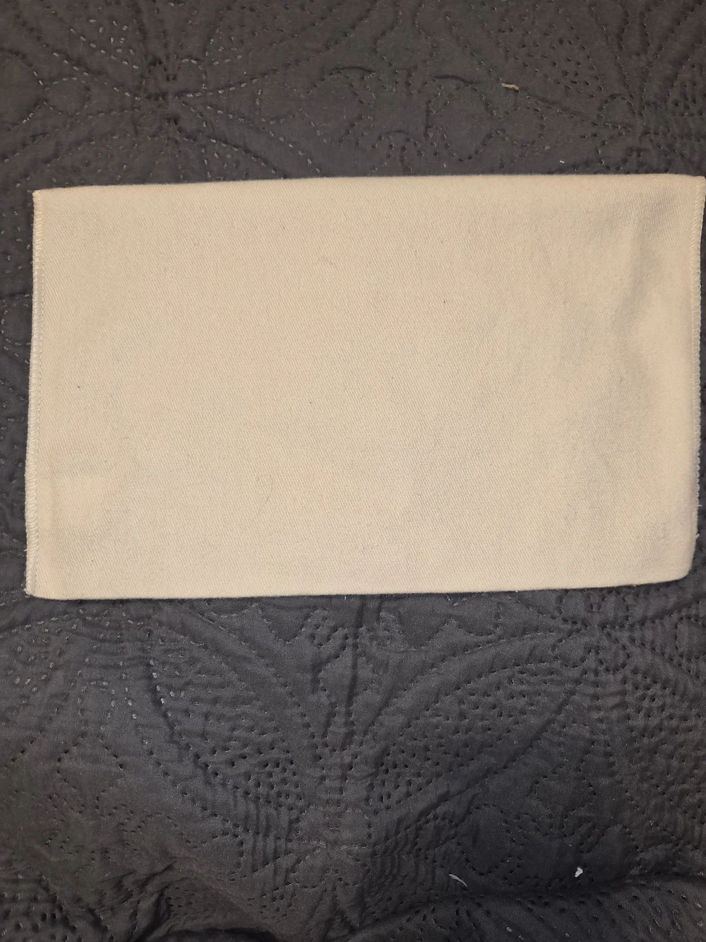 Louis Vuitton Cream Cotton Envelope Dust Bag 10 x 6 Inches